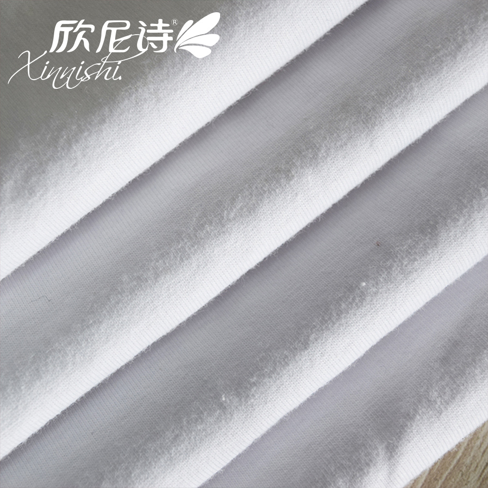 95%Cotton 5%Spandex Knitted Fabric Single Jersey Fabric Textile Fabric for Sportswear Underwear Garment