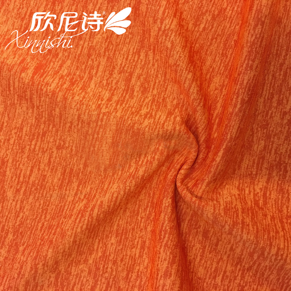High Quality Elastic 4 Way Stretch Fabric 90% Polyester 10% Spandex Swimwear Fabric for Sportswear Swimwear