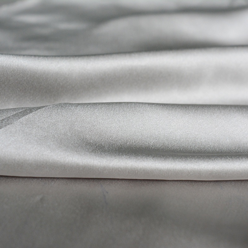 Stretch 95%Polyester 5%Spandex Satin Fabric Shiny Satin Fabric for Women′s Dress Polyester Fabric Nightwear Garment