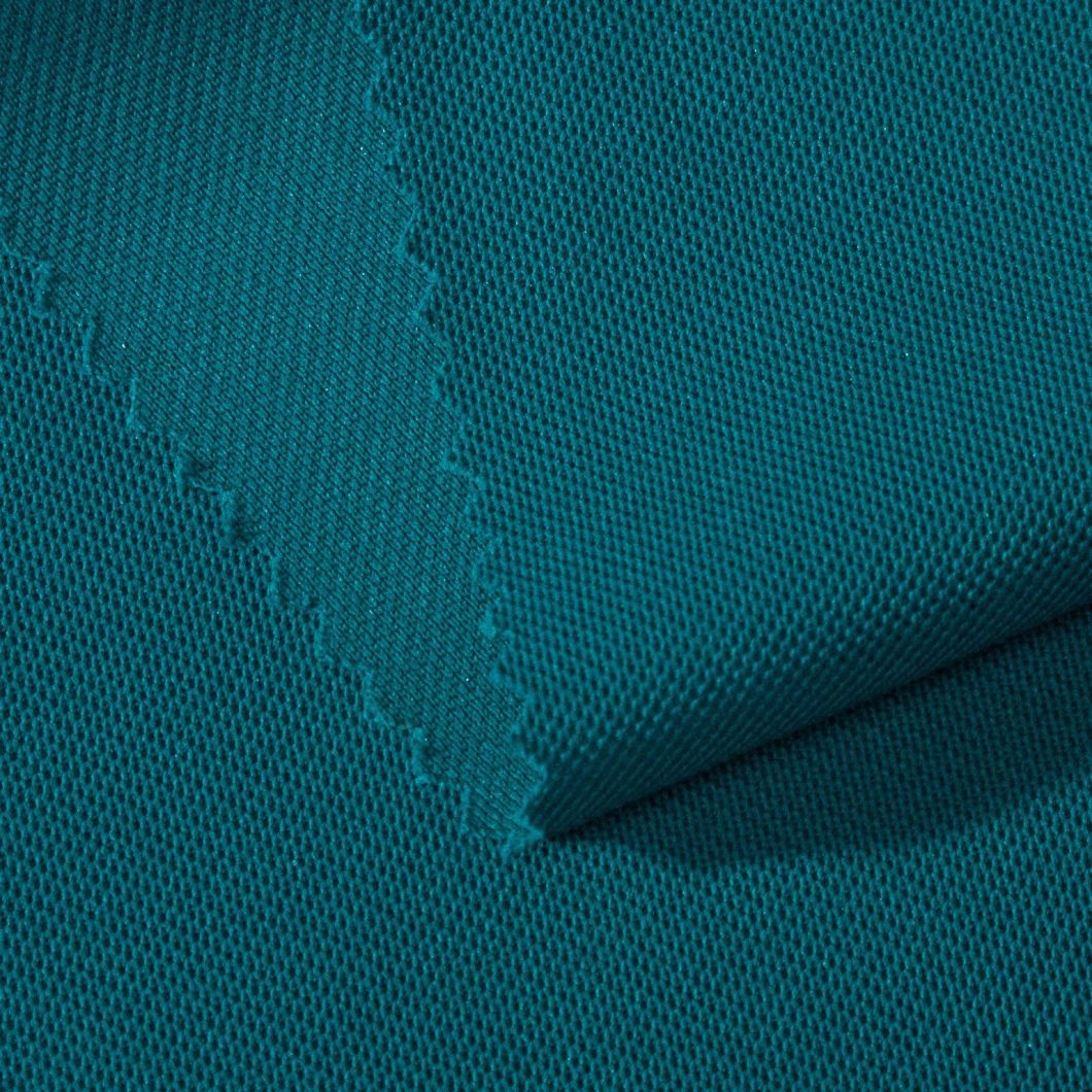 Manufacturer Bird Eye Mesh Fabric 110GSM Polyester Birds Eye Pique Knitted Sportswear Fabric-13