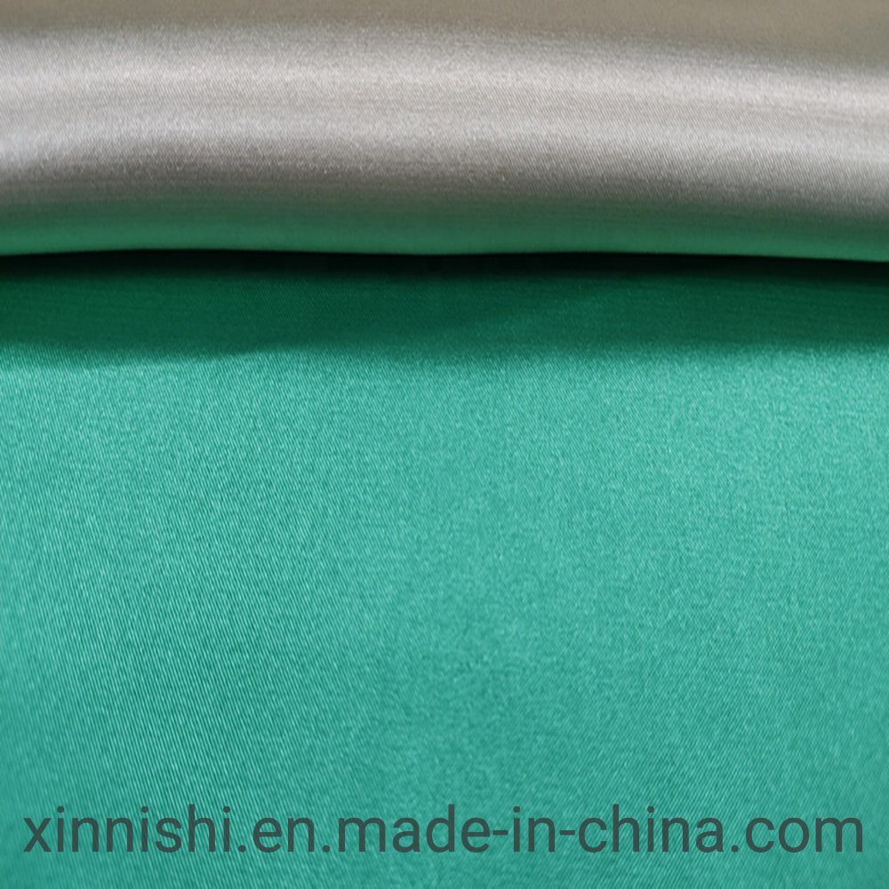 High Quality 94% Polyester 6% Spandex Stretch Satin Textile Fabric for Nightwear Garment