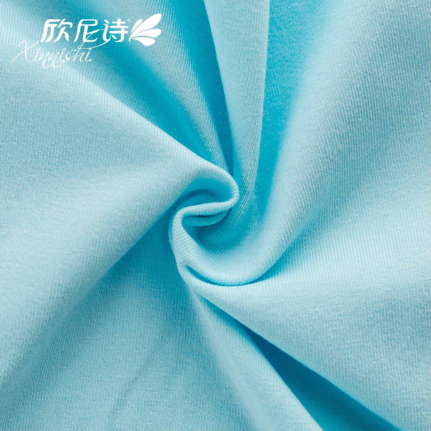 Breathable Plain Dyedsoft Knit 95% Cotton 5% Spandex Single Jersey Premium Dress Fabric for T Shirt