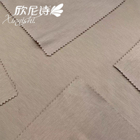 Hot Sale 50% Modal 26% Spandex 24% Polyester Plain Dyed Knitted Interlock Fabric for Sportswear Swimwear Yoga Garment