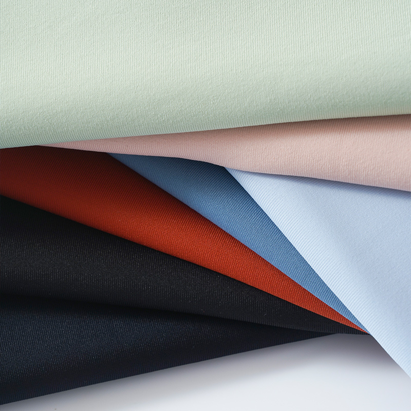 Solid Color 4 Way Stretch Elastic Swimwear Knit Leggings Fabric Nylon Spandex Textile Fabric