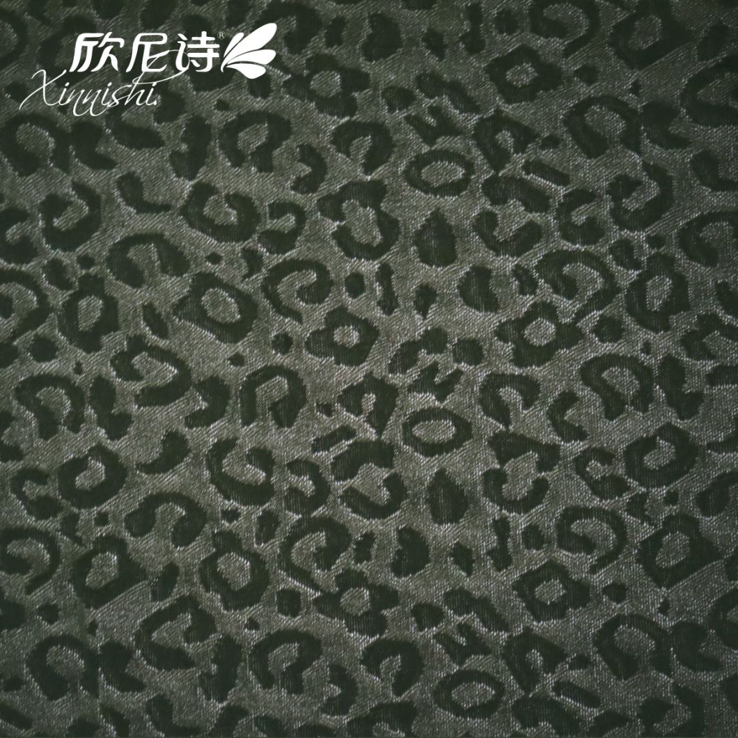 High Quality Stretch 78% Polyester 22% Spandex Solid Woven Jacquard Fabric for Garment