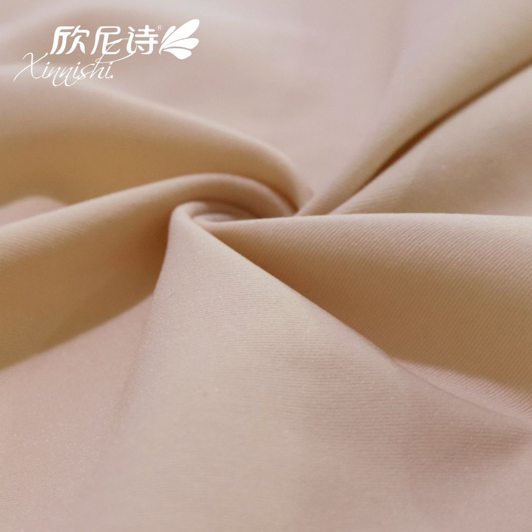 Knitting Double Faced 81.7% Nylon 18.3% Spandex Interlock Fabric for Sportswear Swimwear Yoga Garment