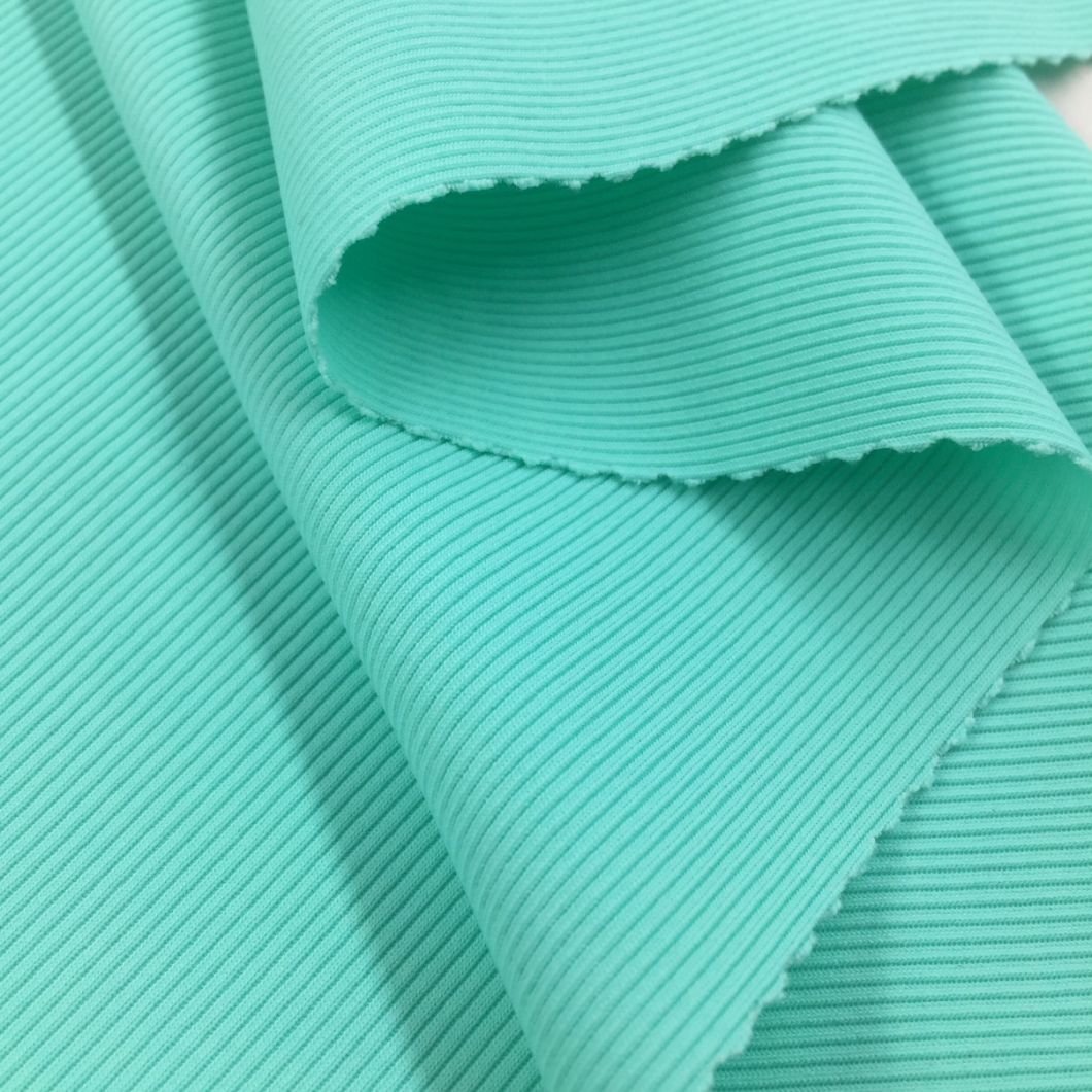 87.5%Polyester 12.5%Spandex Stripe Stretch Jacquard Fabric for Bra Swimwear Yoga Garment