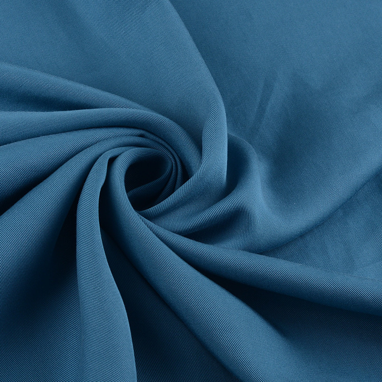 Hot Sale 100% Nylon Fabric Plain Dye Woven Fabric Blue for Pants Garment