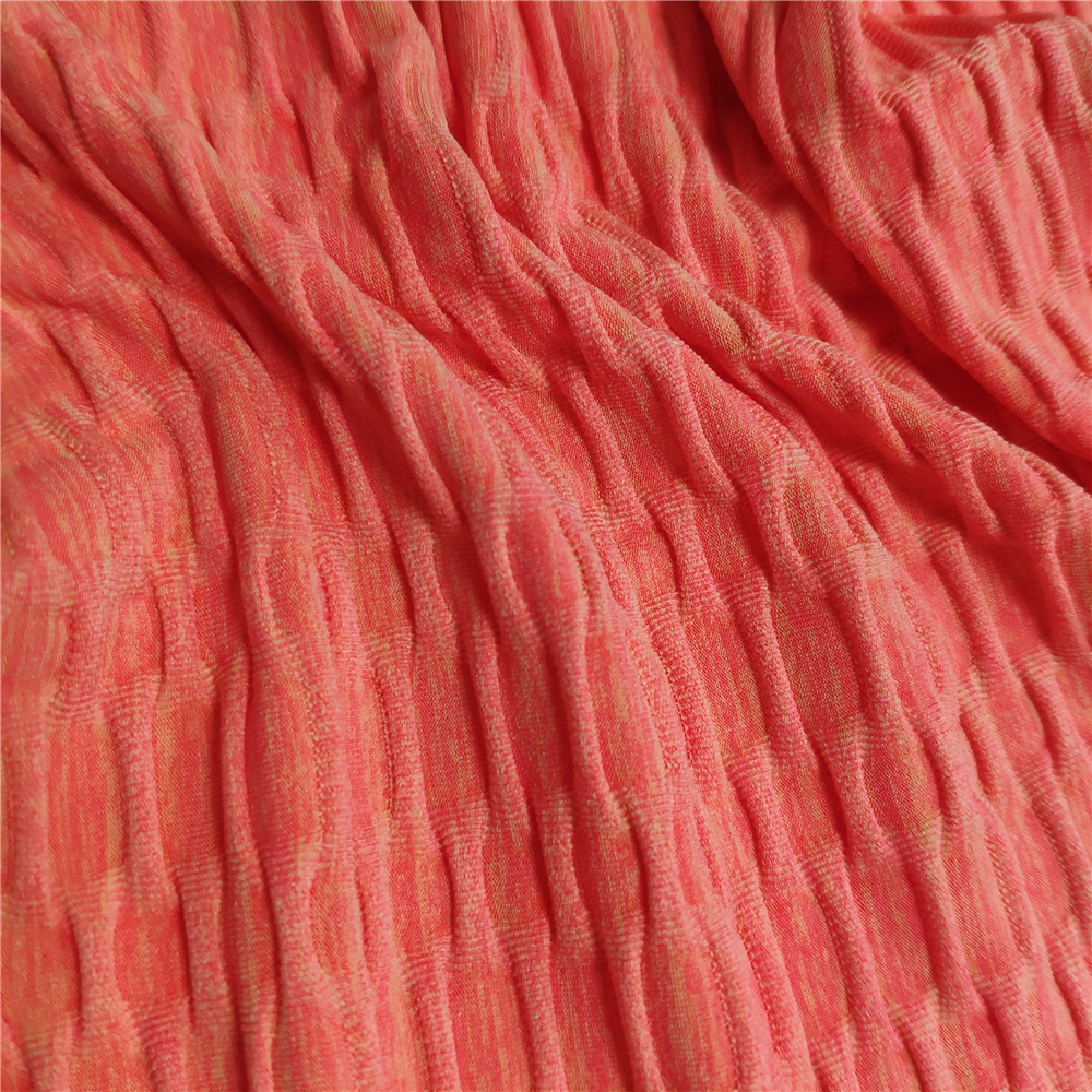 87.5%Polyester 12.5%Spandex Elastic High Quality Jacquard Fabric for Sportswear Garment