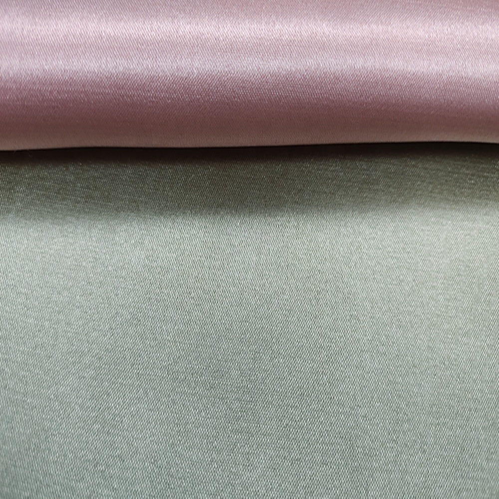 High Quality 94% Polyester 6% Spandex Stretch Satin Textile Fabric for Nightwear Garment