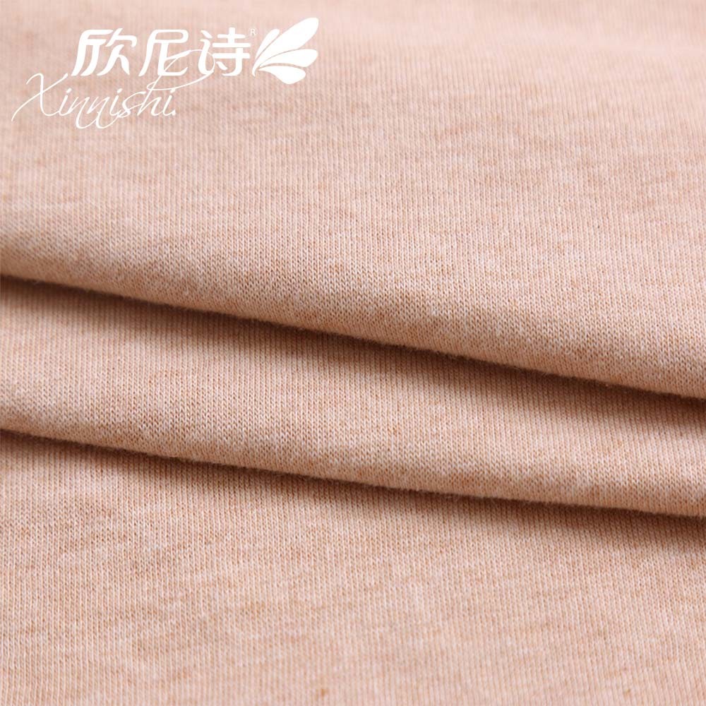 100% Cotton Single Jersey Knitted Fabric Stretch Breathable Plain Dyed Textile Fabric for T-Shirt Garment Underwear