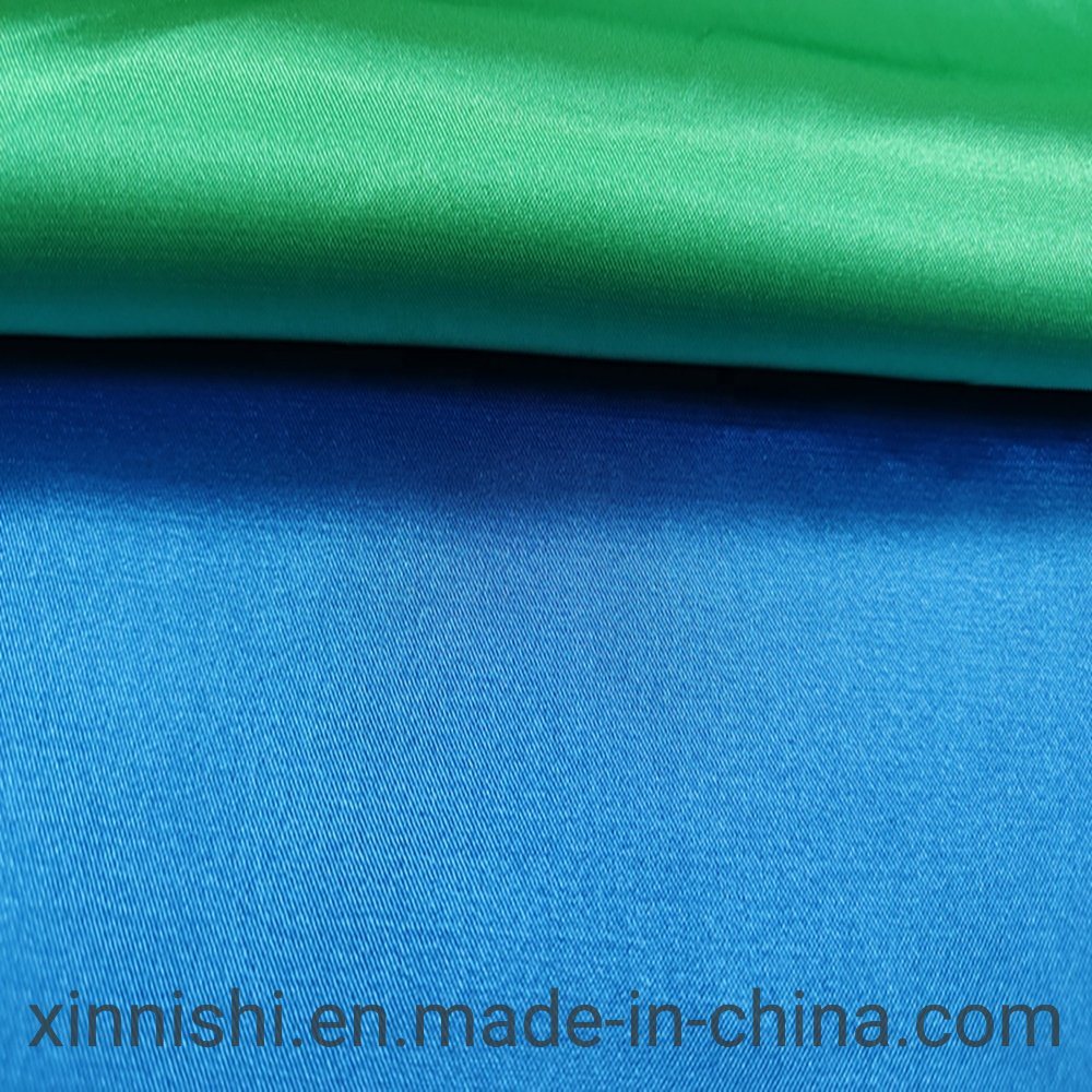 High Quality 94% Polyester 6% Spandex Stretch Satin Textile Fabric for Nightwear Garment