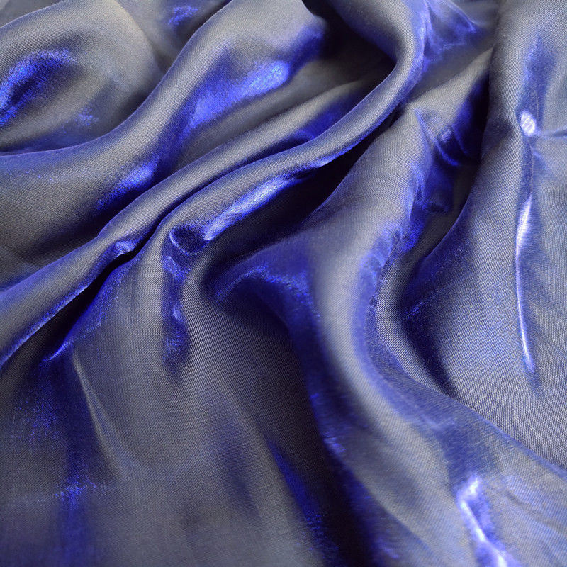 Multi Colors 70% Polyester 30% Cotton Wight 150cm Gilding Satin Fabric for Garment