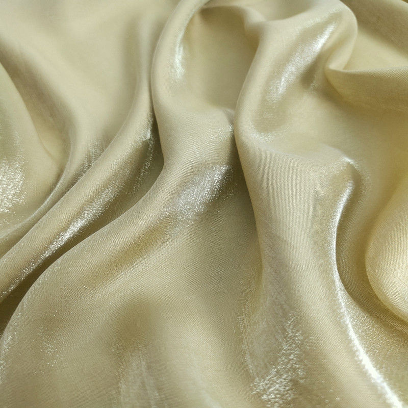 Multi Colors 70% Polyester 30% Cotton Wight 150cm Gilding Satin Fabric for Bridal Dress