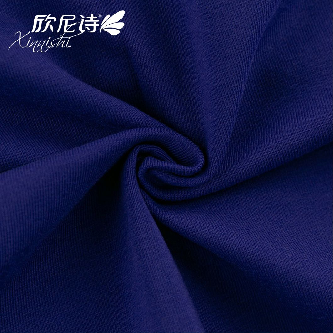 100%Cotton Breathable Stretch Shirt Fabric Single Jersey Knit Fabric for Garment