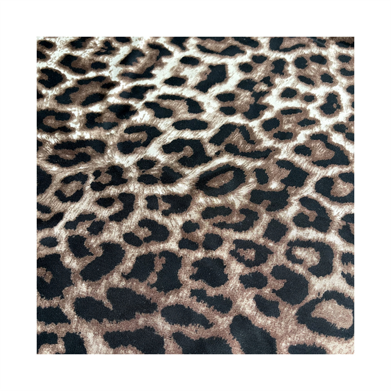 Custom Digital Printing Leopard Print 85%Polyester 15%Spandex Textile Fabric for Swimwear Garment