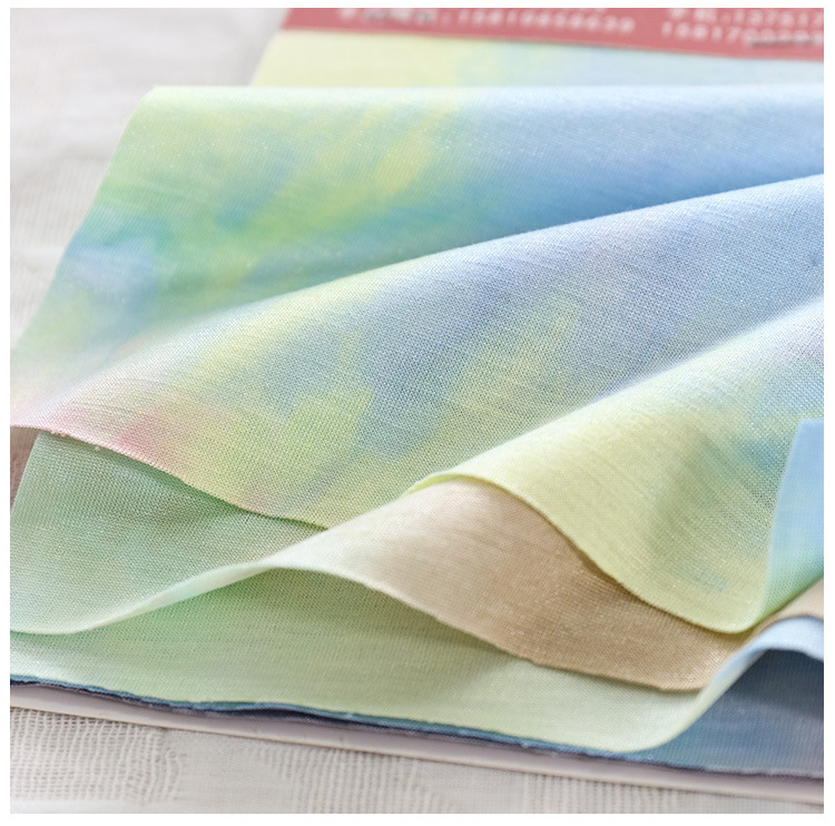 Color Fabric 85%Rayon 15%Silk Fabric Weft Knitting Bright Color Fabric