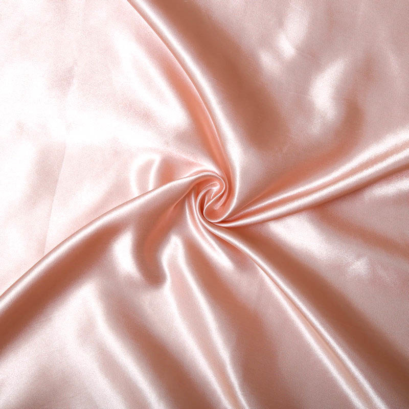 Satin Fabric 90%Polyester 10% Spandex Fabric Stretch Plain Satin Fabric for Dress