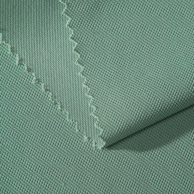 Manufacturer Bird Eye Mesh Fabric 110GSM Polyester Birds Eye Pique Knitted Sportswear Fabric-09