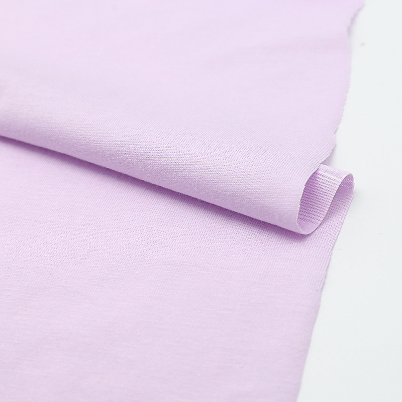 95% Cotton 5% Spandex High Stretch Jersey Textile Fabric for Sportswear Garment