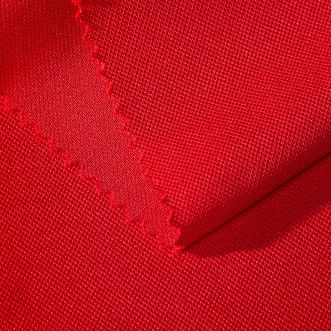 Manufacturer Bird Eye Mesh Fabric 110GSM Polyester Birds Eye Pique Knitted Sportswear Fabric-40