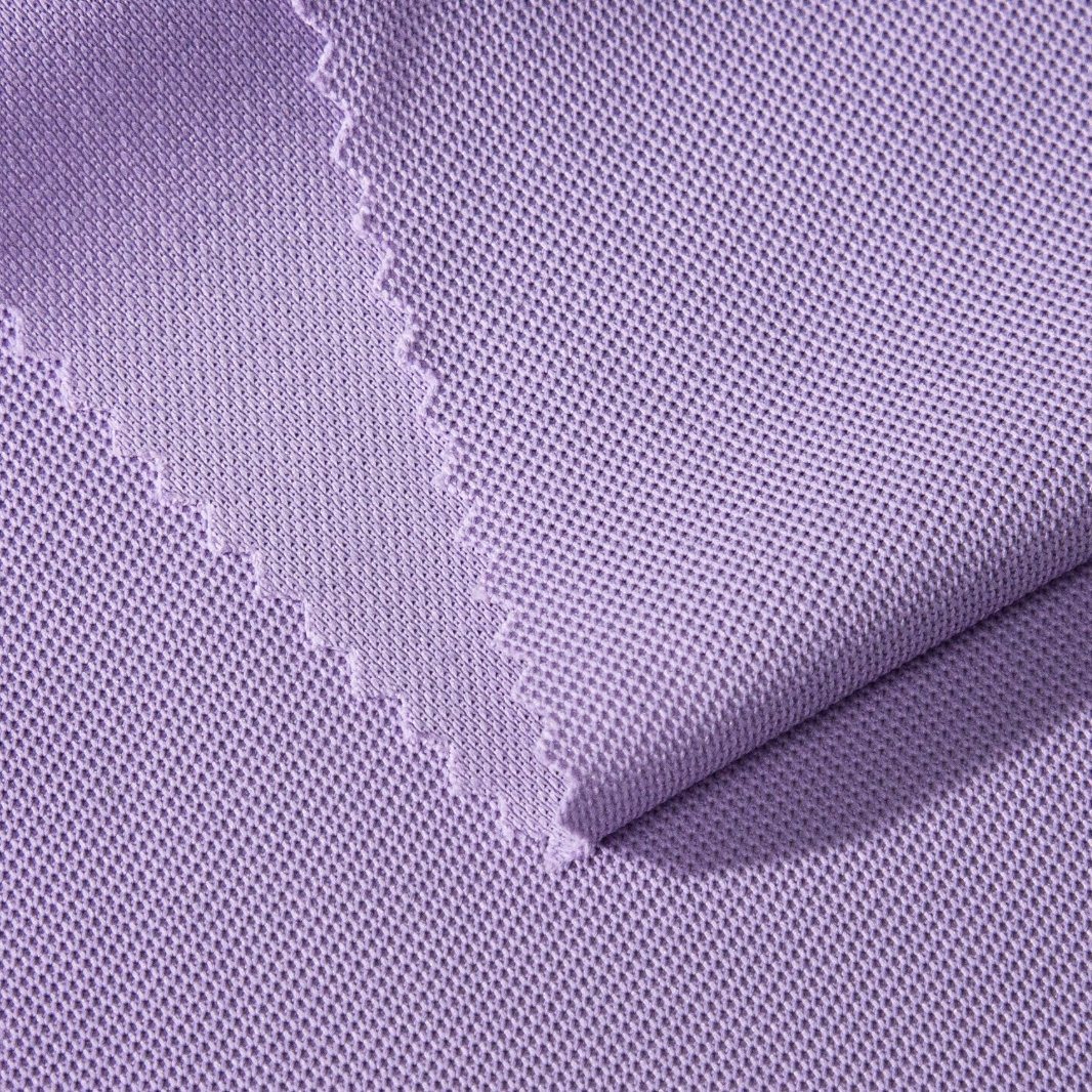 Manufacturer Bird Eye Mesh Fabric 110GSM Polyester Birds Eye Pique Knitted Sportswear Fabric-27