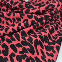 High Quality Digital Printing Leopard 90%Polyester 10%Spandex Printed Swimwear Fabric for Garment