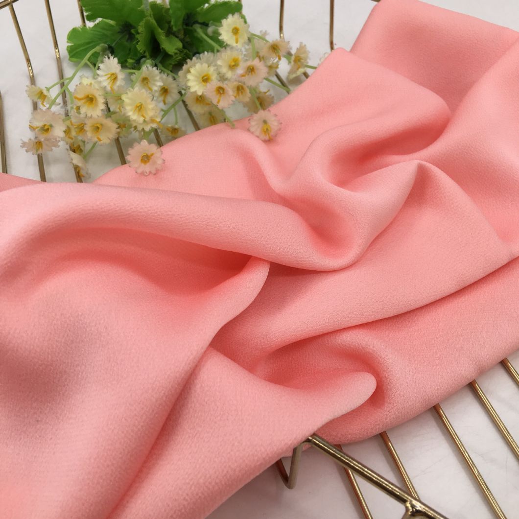 High Quality 90% Polyester 10% Spandex Satin Stretch Polyester French Satin Fabric