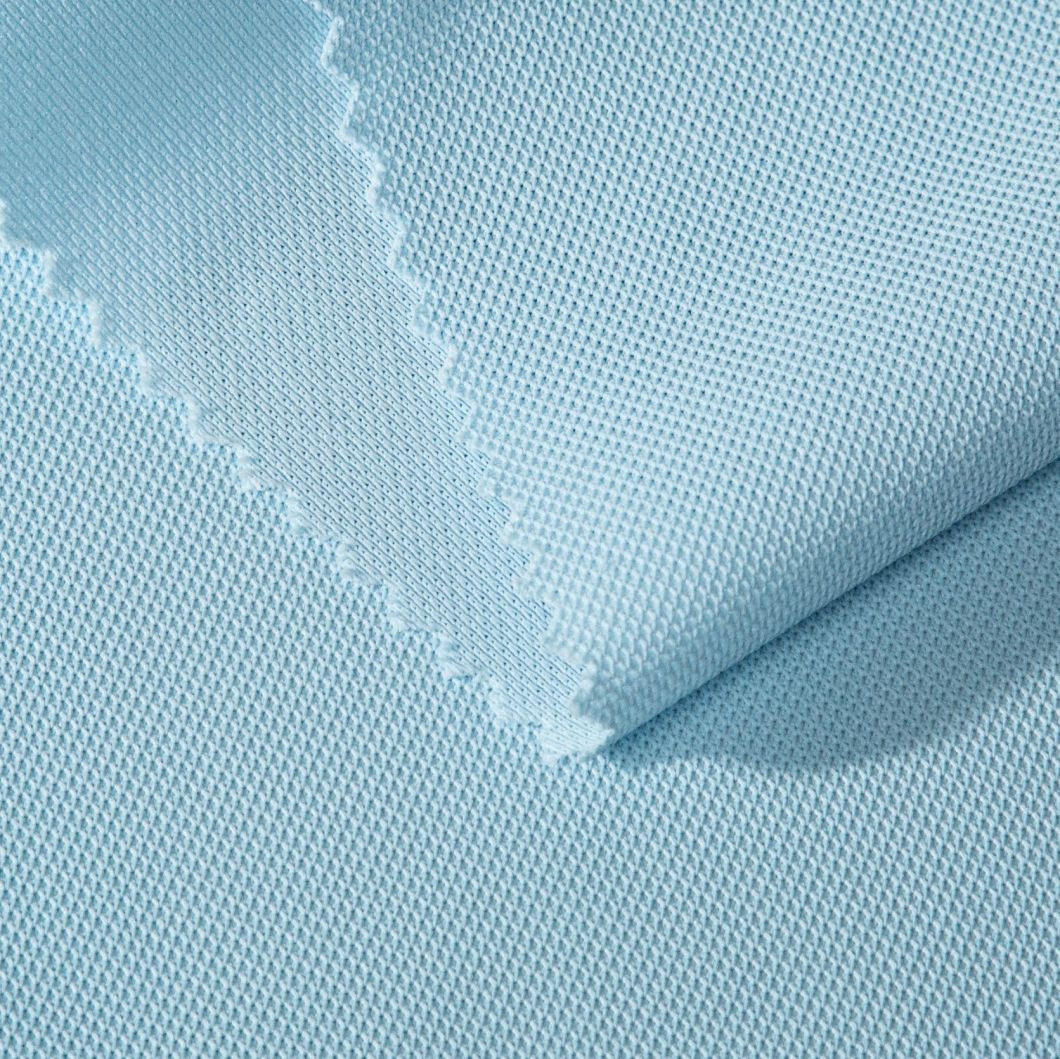 Manufacturer Bird Eye Mesh Fabric 110GSM Polyester Birds Eye Pique Knitted Sportswear Fabric-28