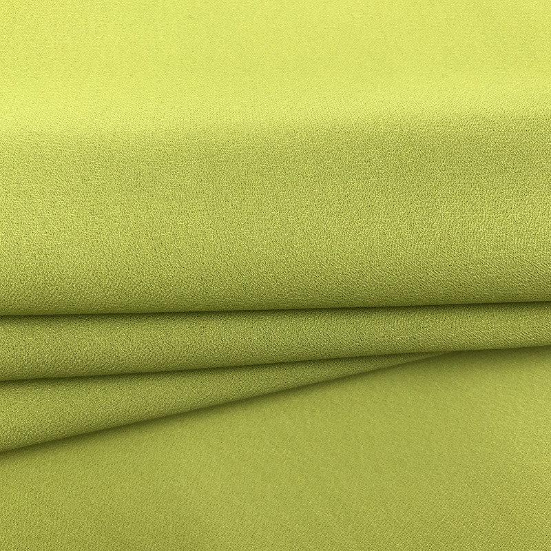 High Quality Custom Color 96%Polyetser 4%Spandex Woven Ready Chiffon Fabric for Women Dress