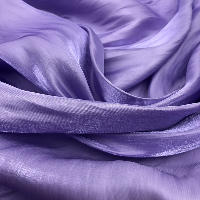 Satin Chiffon Fabric 100% Polyester Soft Chiffon Fabric for Women