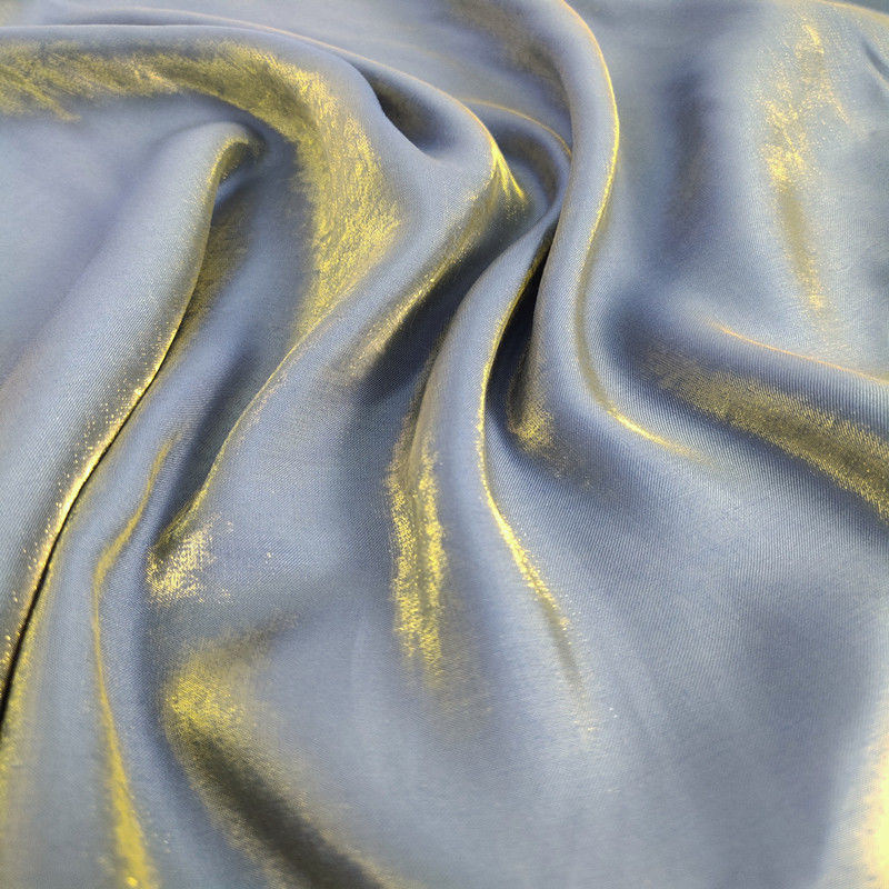 Multi Colors 70% Polyester 30% Cotton Wight 150cm Gilding Satin Fabric for Bridal SA0022-17