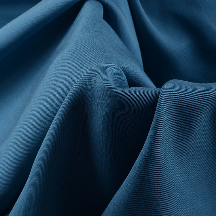 Hot Sale 100% Nylon Fabric Plain Dye Woven Fabric Blue for Pants Garment