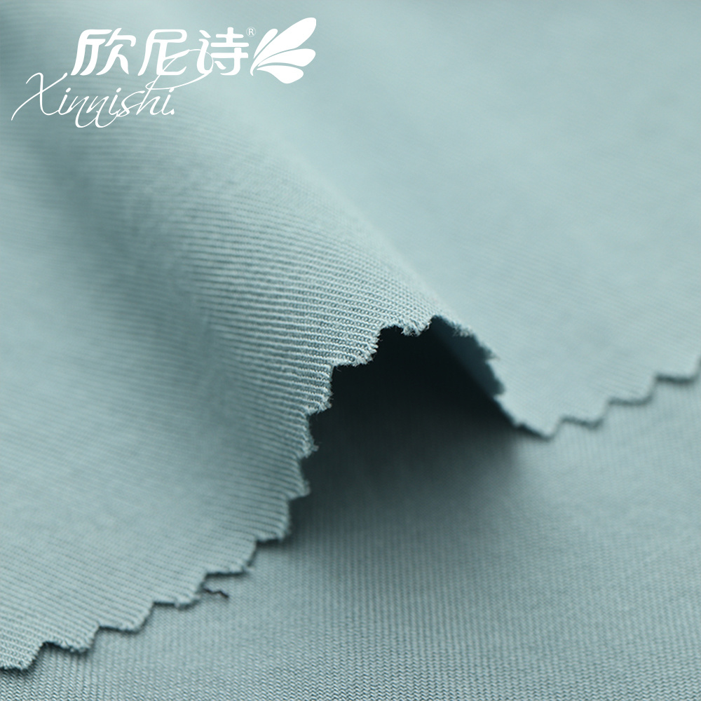 50% Modal 26% Spandex 24% Polyester High Quality Knitted Interlock Fabric for Garment
