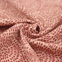Fashionable 87.5%Polyester 12.5%Spandex Printed Knitted Rib Knit Jacquard Fabric for Women Dress
