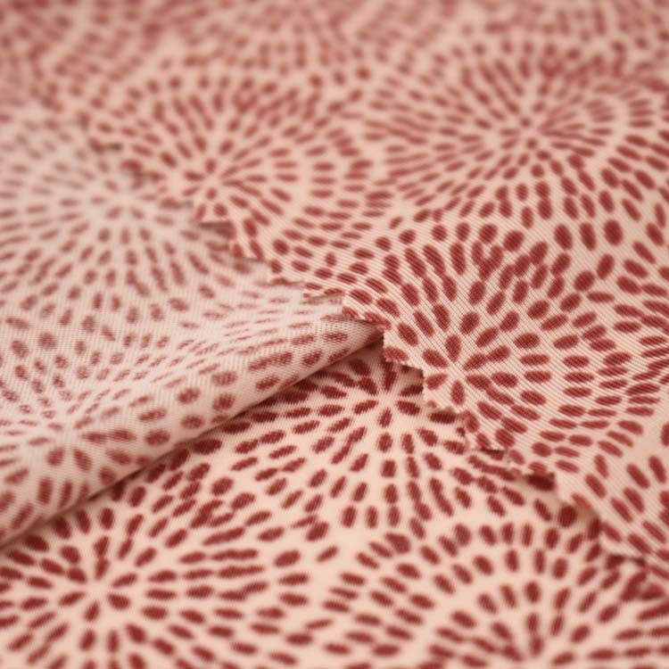 Fashionable 87.5%Polyester 12.5%Spandex Printed Knitted Rib Knit Jacquard Fabric for Women Dress