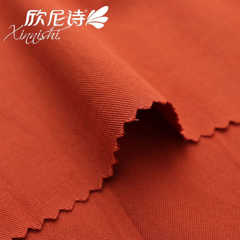 High Density 50% Modal 26% Spandex 24% Polyester Knitted Interlock Fabric for Sportswear Yoga Garment
