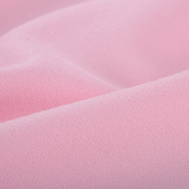 High Quality Plain Dyed 90%Polyester 10% Spandex Fabric for Garment