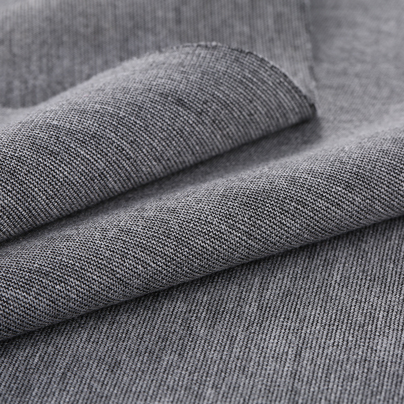 High Quality Plain Dyed 90%Polyester 10% Spandex Fabric for Garment