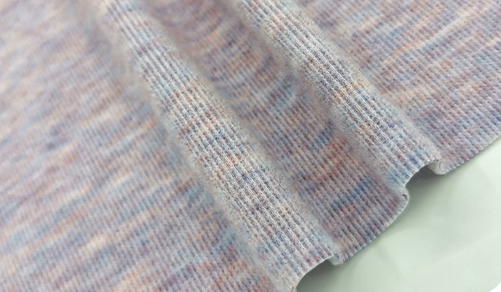 Color Stretch Polyester Fabric Knitted 70% Polyester 25% Rayon 5%Spandex Fabric for Sportswear