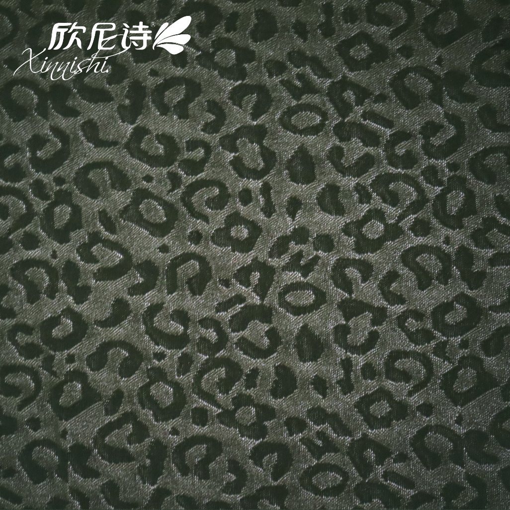 High Quality Stretch 78% Polyester 22% Spandex Solid Woven Jacquard Fabric for Garment