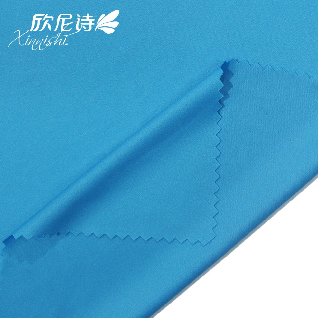 81.7% Nylon 18.3% Spandex Elastic Stretch Knitted Interlock Fabric for Sportswear Swimwear Yoga Garment