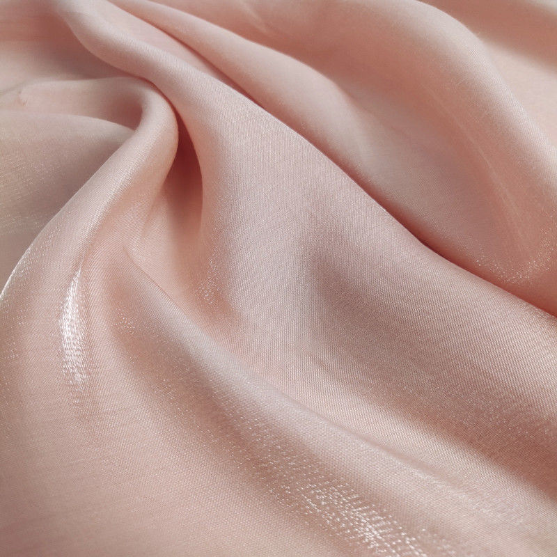 Multi Colors 70% Polyester 30% Cotton Wight 150cm Green Gilding Satin Fabric for Dress