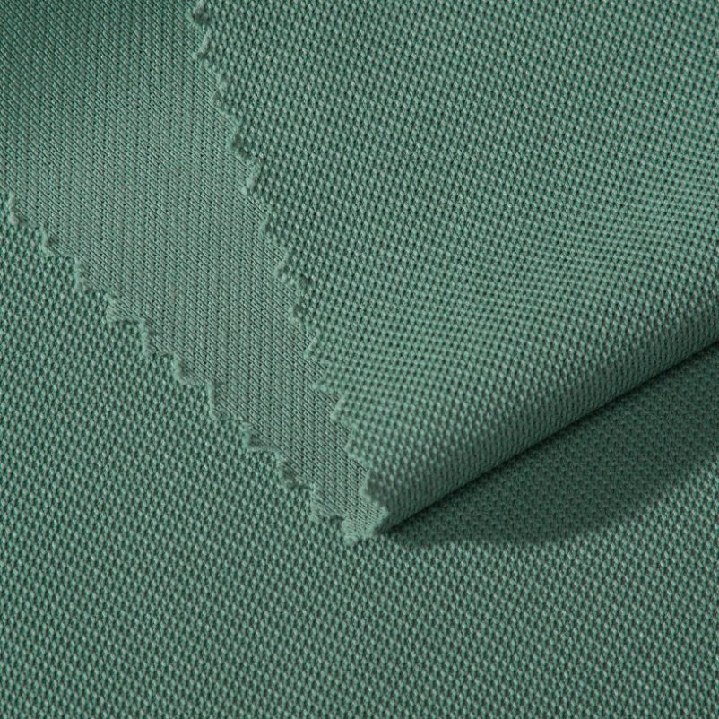 Manufacturer Bird Eye Mesh Fabric 110GSM Polyester Birds Eye Pique Knitted Sportswear Fabric-10
