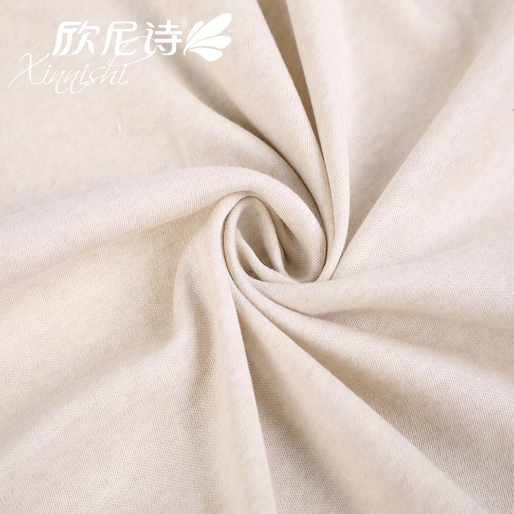 100% Cotton Single Jersey Knitted Fabric Stretch Breathable Plain Dyed Textile Fabric for T-Shirt Garment Underwear