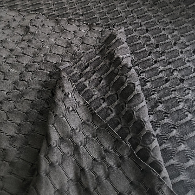 Jacquard Fabric 87.5% Polyester 12.5% Spandex Jacquard Fabric for Garment
