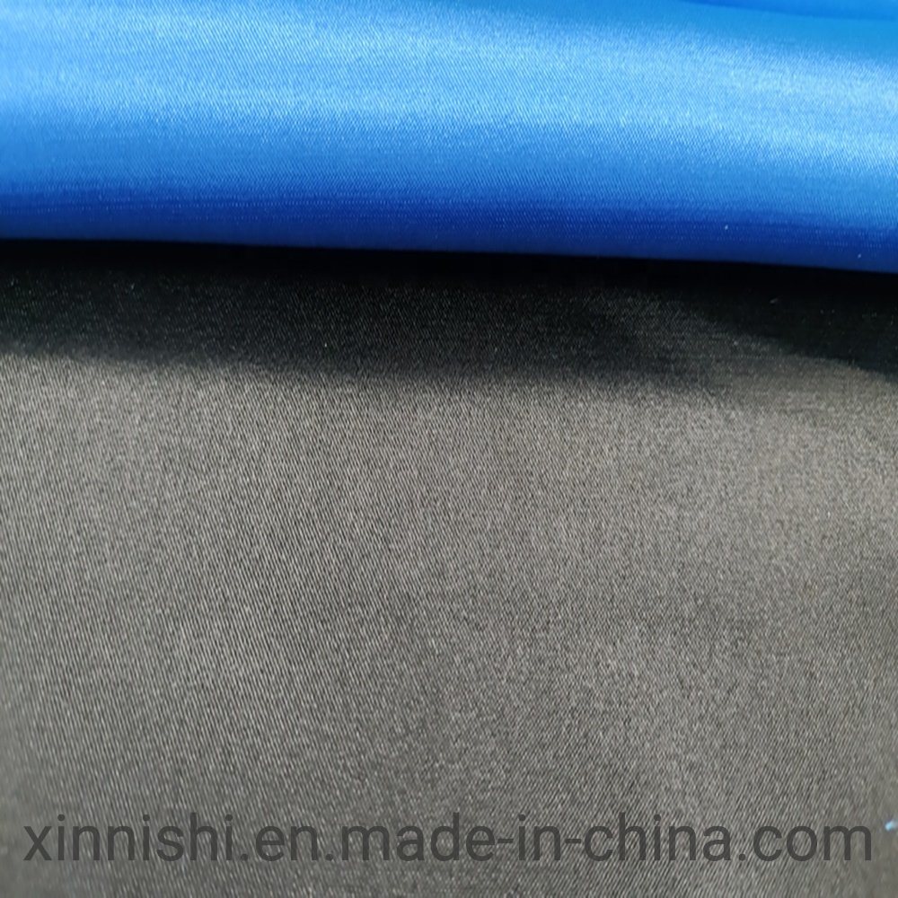 High Quality 94% Polyester 6% Spandex Stretch Satin Textile Fabric for Nightwear Garment