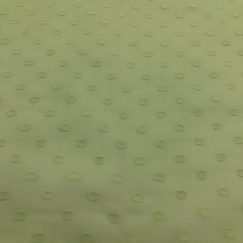 100% Polyester Fabric DOT Jacquard Fabric Chiffon Fabric for Garment