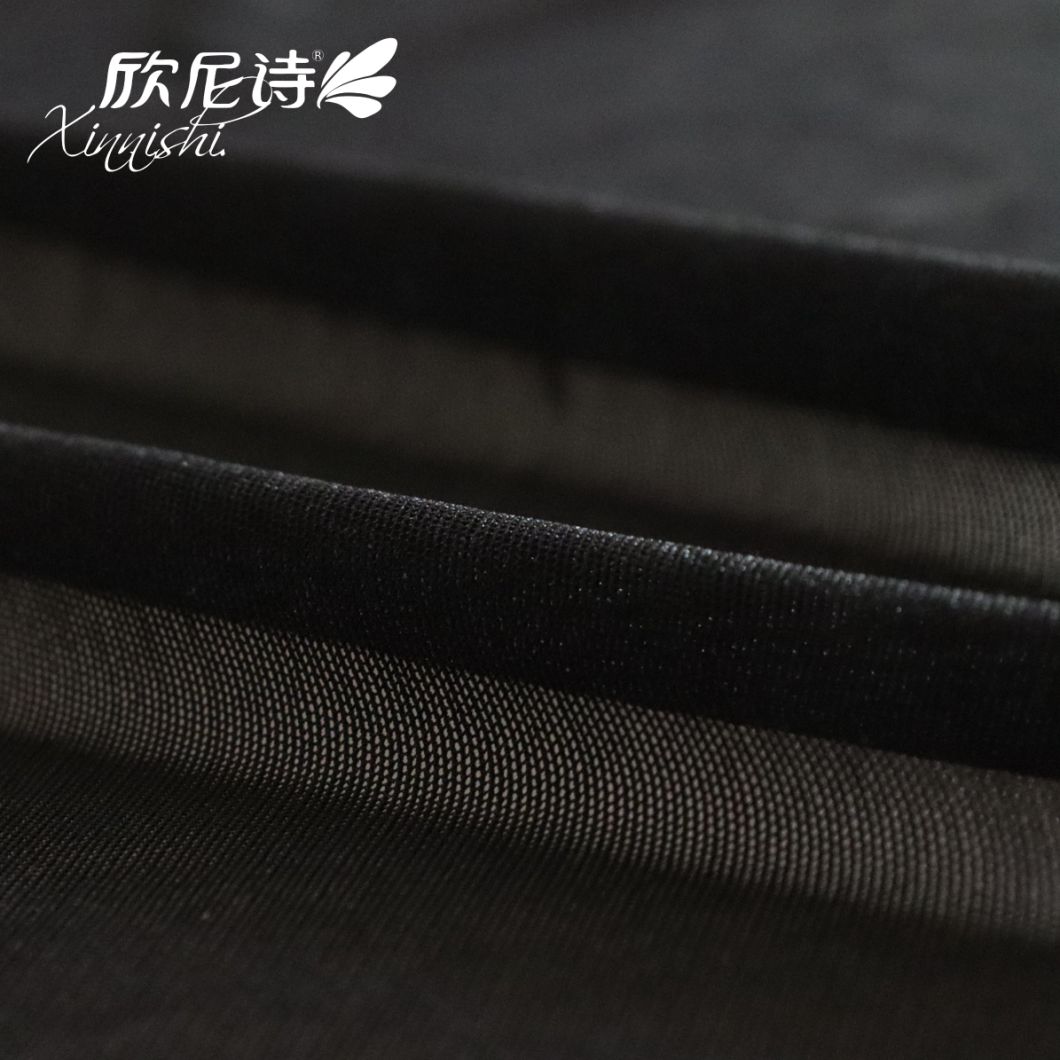93% Polyester 7% Spandex High Quality Stretch 4 Way Mesh Fabric for Bra Underwear Garment