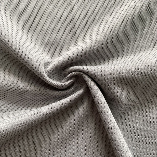 87.5%Polyester 12.5%Spandex Eyelet Microfiber Birdeye Mesh Fabric for Sportswear Garment
